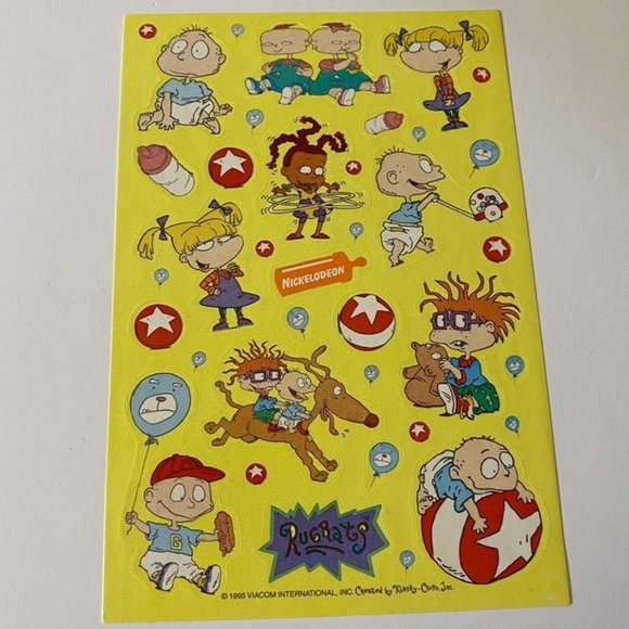 Vintage 1990s 2000 Sandylion & American Greetings Rugrats Stickers - 6 Sheets - Picture 3 of 10